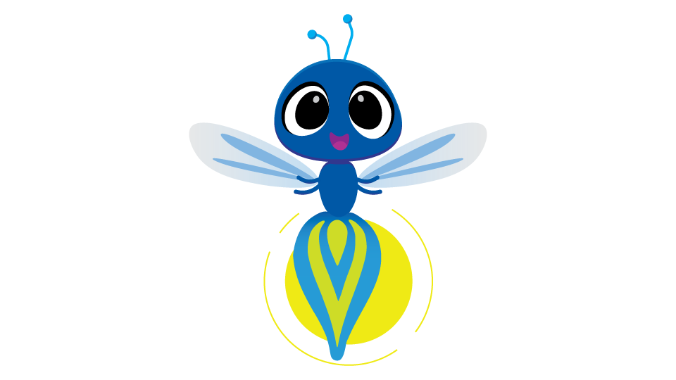 Meet Glow, YCNGA's friendly firefly guide